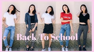 BACK TO SCHOOL OUTFIT IDEAS 201718 [upl. by Britt606]