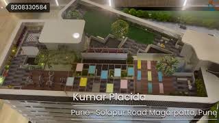 Kumar Placida 2 bhk starts from 85 Lakh at Hadapsar Magarpatta call 8208330584 [upl. by Goren376]