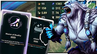 1300 Infinite AP Scaling Master Of Duality Adapt Volibear [upl. by Tioneb]