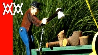 Make an easy wood whirligig [upl. by Rozele]