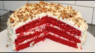 How to make a Red Velvet Cake from scratch [upl. by Beckerman673]