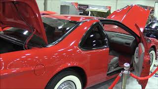 Russ Denticos 1992 Ford Thunderbird LX 50s Style Custom At The 2018 Detroit Autorama [upl. by Lenard]