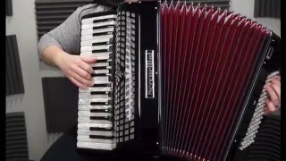 Certified Preowned Accordion for sale Serenellini 374 [upl. by Karlise]