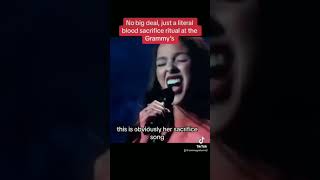 Olivia Rodrigo Performs Satanic Blood Ritual at the Grammys [upl. by Esenwahs]