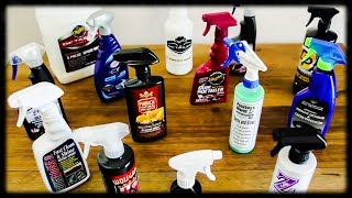 Best Car Detailing SpraysQuick Detailer Products Reviewed [upl. by Rawdin]