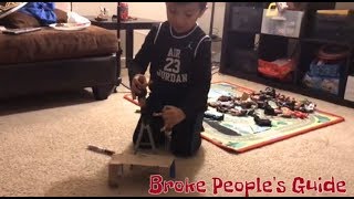 DIY breakable table for WWE wrestling toys and action figures [upl. by Shenan]