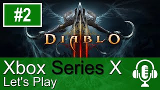 Diablo 3 Xbox Series X Gameplay Lets Play 2  Demon Hunter [upl. by Hazeghi403]