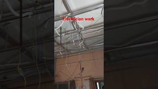 Electrician Work elctrician electricpower electric construction electricwork light [upl. by Ophelia]