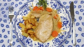 Recetas caseras  Pechuga de pavo estofado [upl. by Duer55]