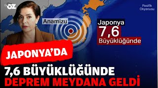 Japonyada deprem Adamdaki rahatlığa bak [upl. by Novyaj]