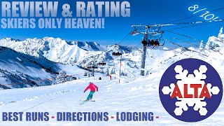 Alta Ski Resort Review and Rating [upl. by Cresida]