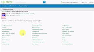 Introduction to Using UpToDate [upl. by Laerdna447]