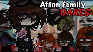 Afton Family Dares  Gacha Club [upl. by Ailicec]