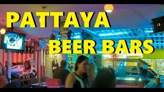 PATTAYA BEER BARS  A NIGHT OUTS EXPERIENCE [upl. by Refannej]