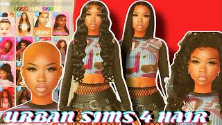 10 BEST 🍂FALL🍂 CC HAIR CREATORS SIMS 4 2023  link in description [upl. by Ogawa212]