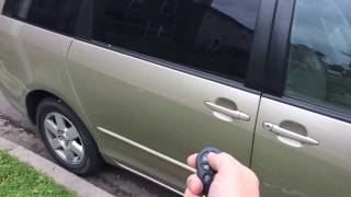 Toyota Sienna Sliding Door Will Not Unlatch With Remote [upl. by Daitzman]