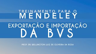 Exportação e Importação da Biblioteca Virtual em Saúde BVS [upl. by Blockus675]