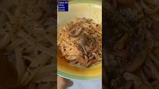 Zuppa del Corso Pasta Funghi Aglio Olio Peperoncino Prezzemolo [upl. by Asia]