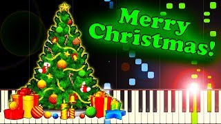 VINTAGE CHRISTMAS CAROL COMPILATION  Piano Tutorial [upl. by Eirlav]