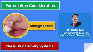 Nasal Drug Delivery Systems ll Nasal Dosage Forms ll NDDS ll Part VI [upl. by Atteuqnas]