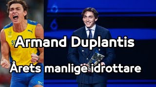 Armand Duplantis är Årets manlige idrottare [upl. by Chadwick]