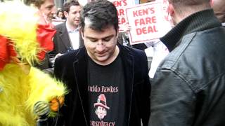 Guido Fawkes blogger Paul Staines shouts c at Labour staffer [upl. by Renado]