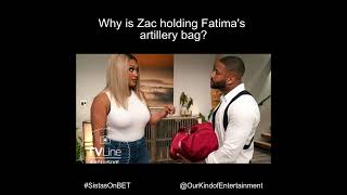 Tyler Perrys Sistas  Why Is Zac Holding Fatimas Artillery Bag [upl. by Berman]