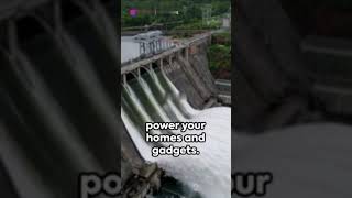 How hydropower plant works shorts [upl. by Dloniger58]