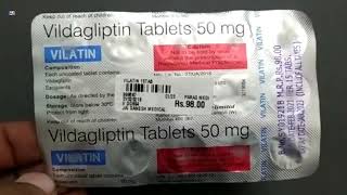 Vilatin Tablet  Vildagliptin 50mg Tablets Uses  Vilatin Tablet uses Side effects benefits dosage [upl. by Vikky]