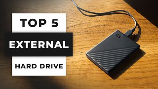 TOP 5 Best External Hard Drives 2024 [upl. by Retsila366]