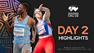 Day 2 Highlights  World Athletics U20 Championships Cali 2022 [upl. by Aube889]