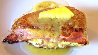 Hawaiian Chicken Cordon Bleu  PoorMansGourmet [upl. by Koran]