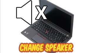 thinkpad Lenovo x250 speaker changedhusband fixed [upl. by Haymes253]