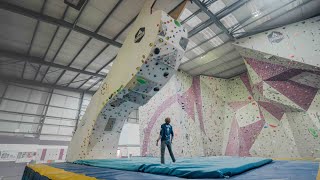 Free Soloing Highest Indoor Boulder in The UK with heart rate monitor [upl. by Alakim]