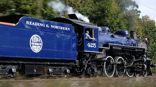 Reading amp Northern 425 The Journey of an Autumn Steam Train [upl. by Anagnos]