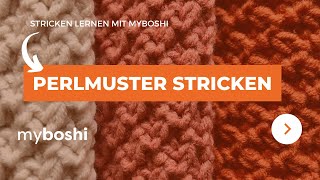 Perlmuster stricken  myboshi [upl. by Hilario]