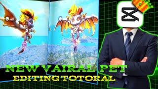 🎇BIG PET EDITING TUTORIAL IN CAPCUT  VIRAL BIRD EDITING TUTORIALENDYT100K freefire gaming [upl. by Nabetse]