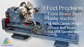 9 Feet  Precision Extra Heavy Duty Lathe Machine  YOGI MACHINE TOOLS Rajkot Gujarat [upl. by Ingrid238]