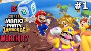 THE BEST MARIO PARTY IN YEARS  SUPER MARIO PARTY JAMBOREE GOOMBA LAGOON BLINKER BATTLE [upl. by Asilanom]