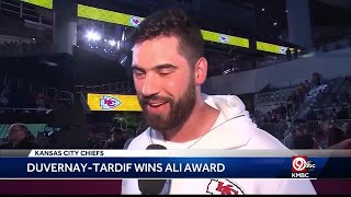 Laurent DuvernayTardif named ESPYs Muhammad Ali Humanitarian award winner [upl. by Arhoz705]