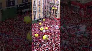 San Fermin Opening Ceremony Pamplona Spain [upl. by Floyd]