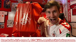 Das habe ich vom 1 FC Köln geschenkt bekommen  UNBOXING [upl. by Idyak875]