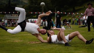 Cumberland and Westmorland wrestling UK [upl. by Leasim149]