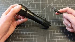 How to Charge a Tactical Flashlight [upl. by Lizzie]