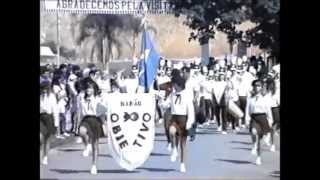 Festa do Pêssego de Mairinque 1988  Fanfarra do BarãoObjetivo São Roque [upl. by Lait]