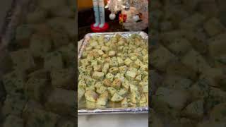 THE BEST HOMEMADE CROUTONS RECIPE  YOU’LL NEVER BUY STORE BOUGHT CROUTONS AGAIN croutons [upl. by Thorlie]