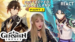 Reacting to EVERY Genshin Impact Collected Miscellany for the FIRST TIME  Part 1 [upl. by Esialb]