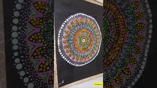 dot mandala art 🎨 dot mandala artist [upl. by Mellie]