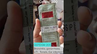 Cefolac 200 used in bronchitis gonorrhoea tonsil  UTI and ear infection  as directed physician [upl. by Cassandry667]