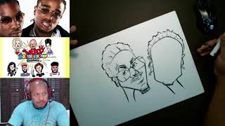 How To Draw Caricature Migos [upl. by Brod]